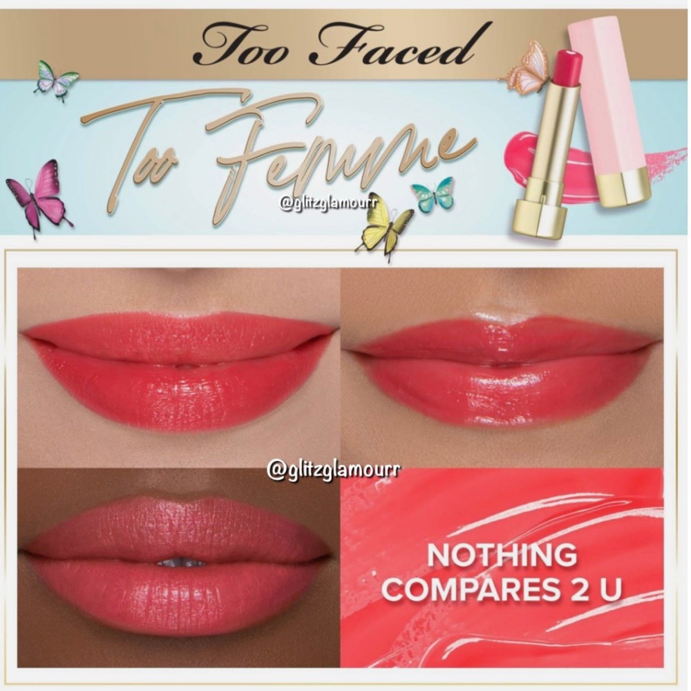 💗Too Faced Too Femme Heart Core Lipstick💗
